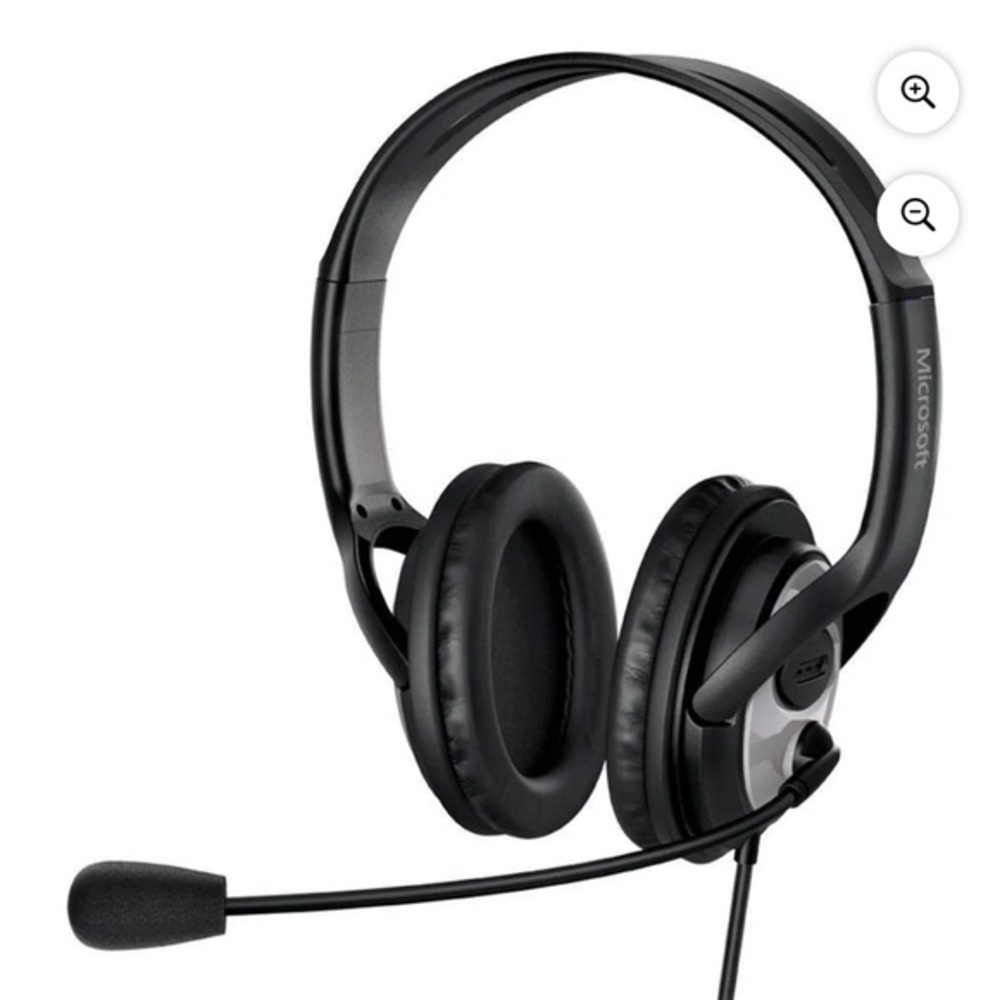 New- Open Box - Microsoft lifechat lx-3000 headset- over ear with microphone